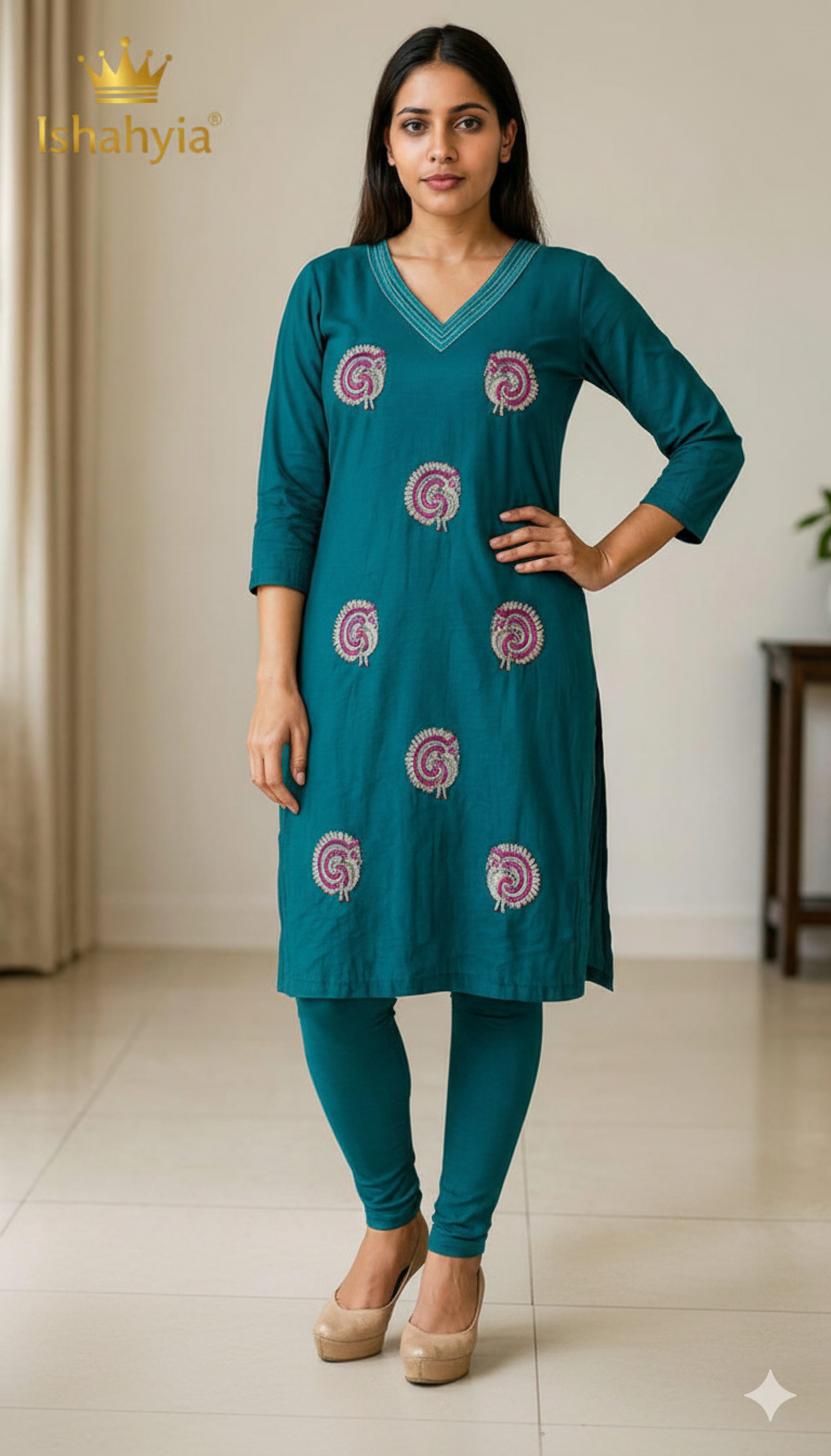 Rayon Straight Kurta