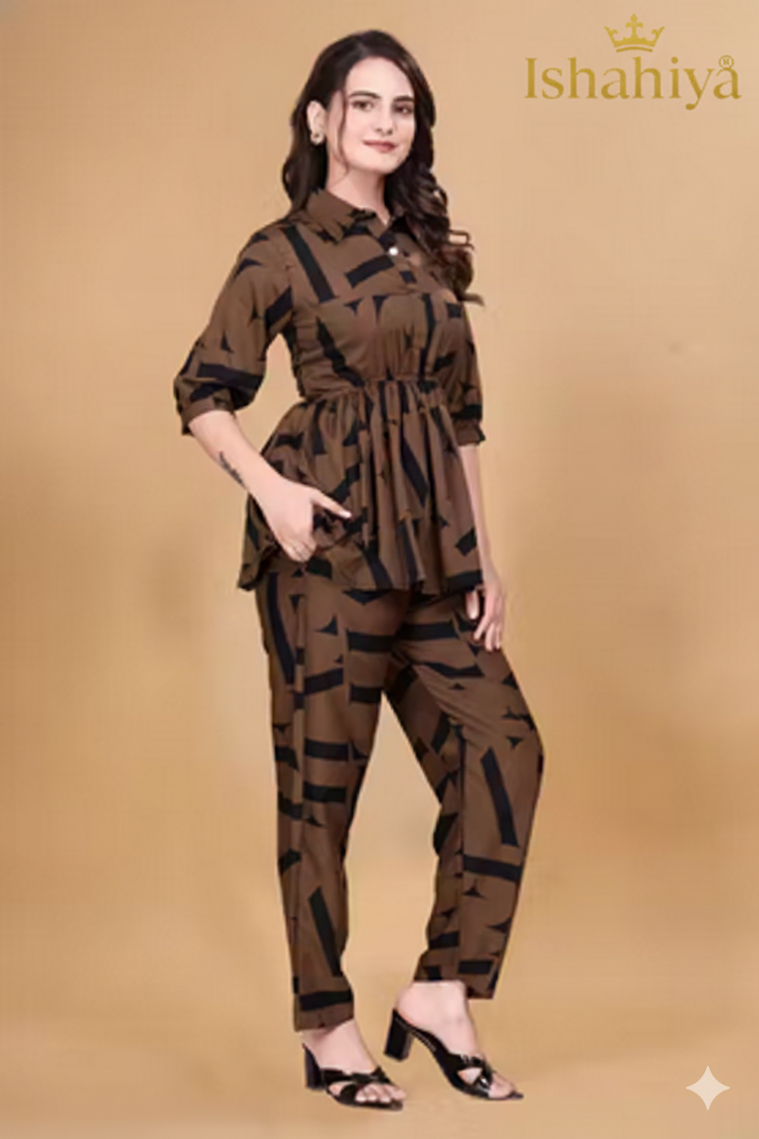 Printed Co-ord set For women