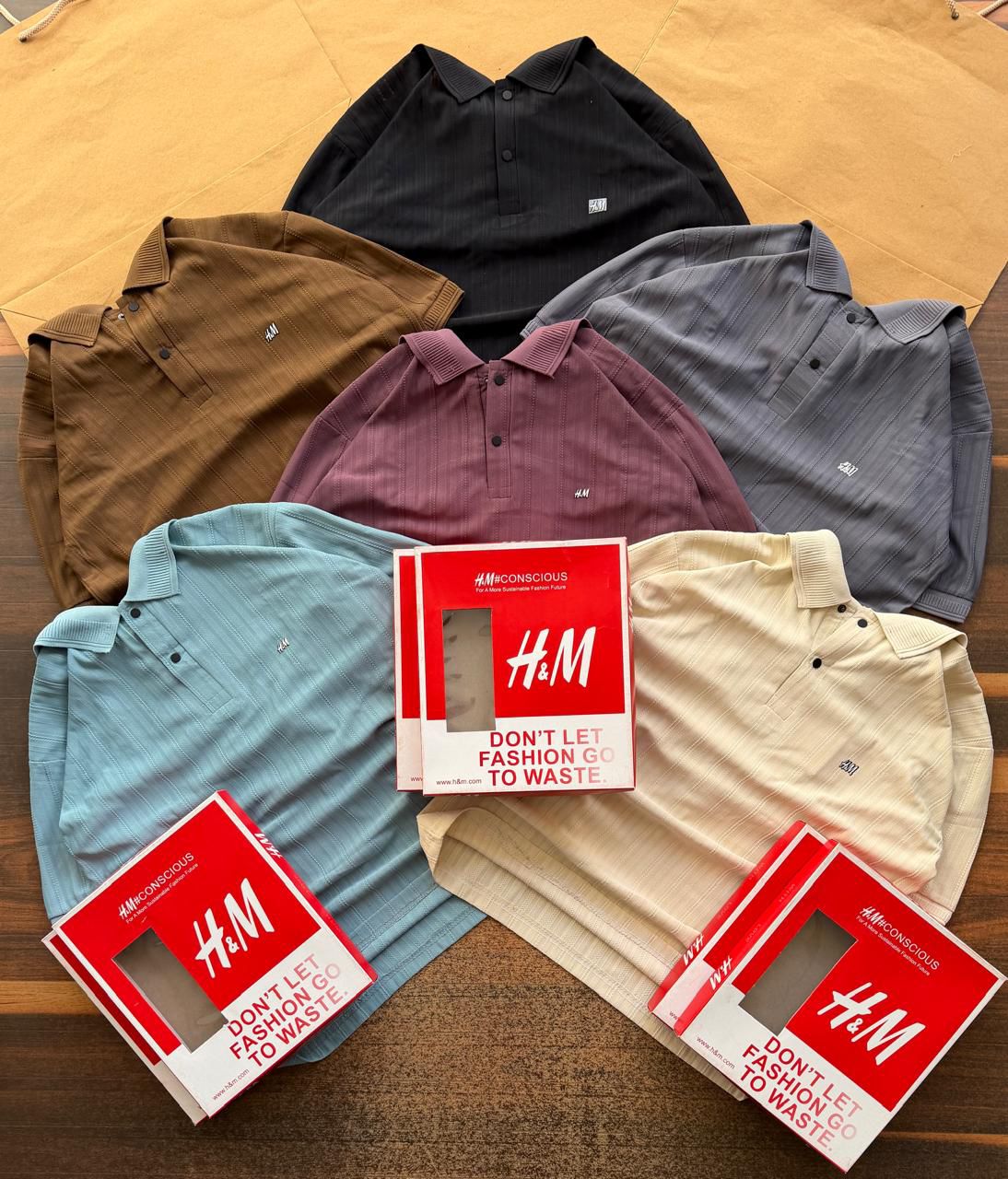 🔵 H&M Classic Sky Blue Shirt – Premium Edition